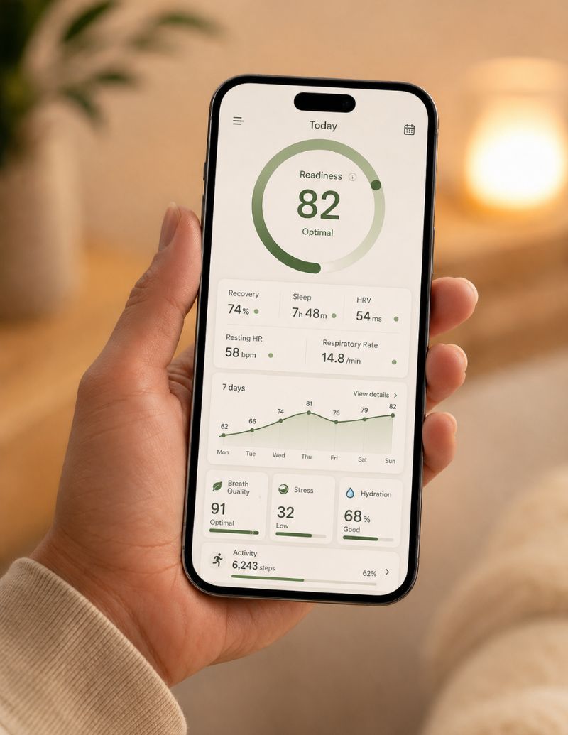 Ohnera app shows real-time results